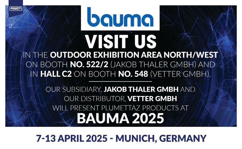 BAUMA 2025 from 7th to 13th April 2025